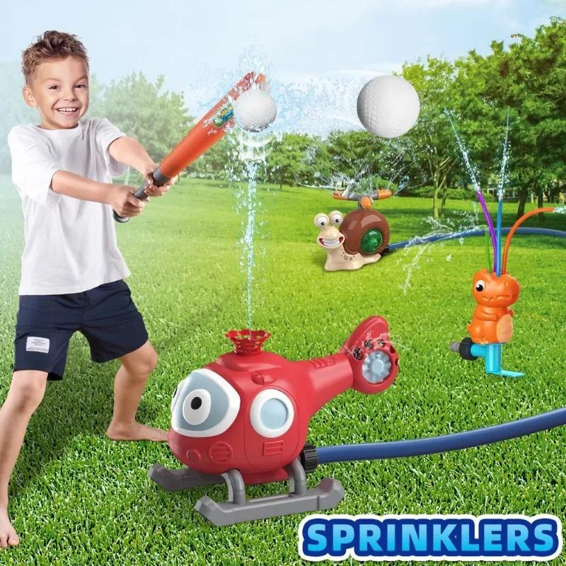 Children Water Pipe Squirt Toys Cartoon Cute Cactus Outdoors Lawn Garden Water Sprinkler Bathroom Interesting Water Play Toys