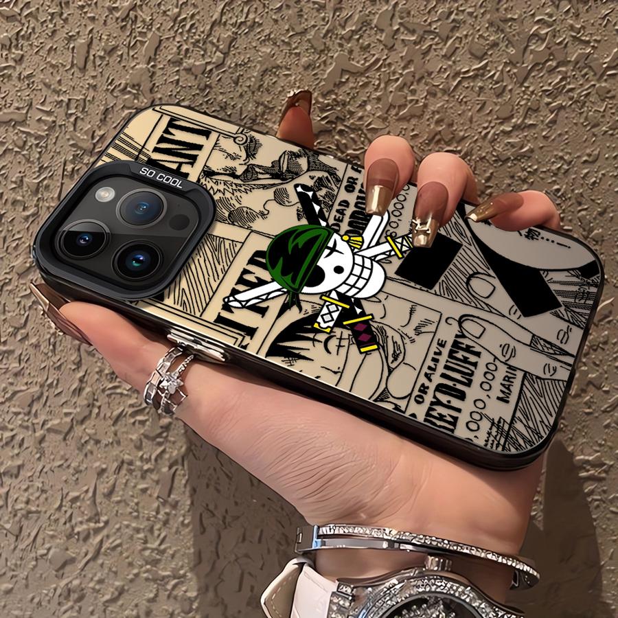 Soft Shell Case for iPhone 11 12 13 Pro Max 14 15 16 Plus 16e One Piece Bone Logo