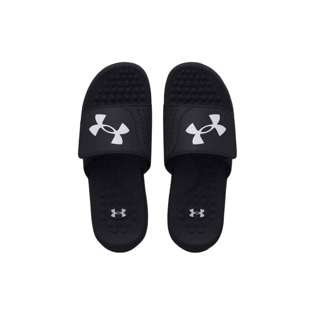 Under Armour Men's Ignite Pro Slides Black White 3026023-001