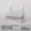 Chemical Japan Garbage Plastic Milky White 100 Sheets x 30 Sized to Hold Medium Lunch Handbag Plastic Bags for Lunch Small Bags, Bags, Translucent,