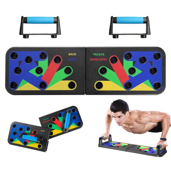 Multifunctional Push-up & Abdominal Trainer Folding Fitness Board