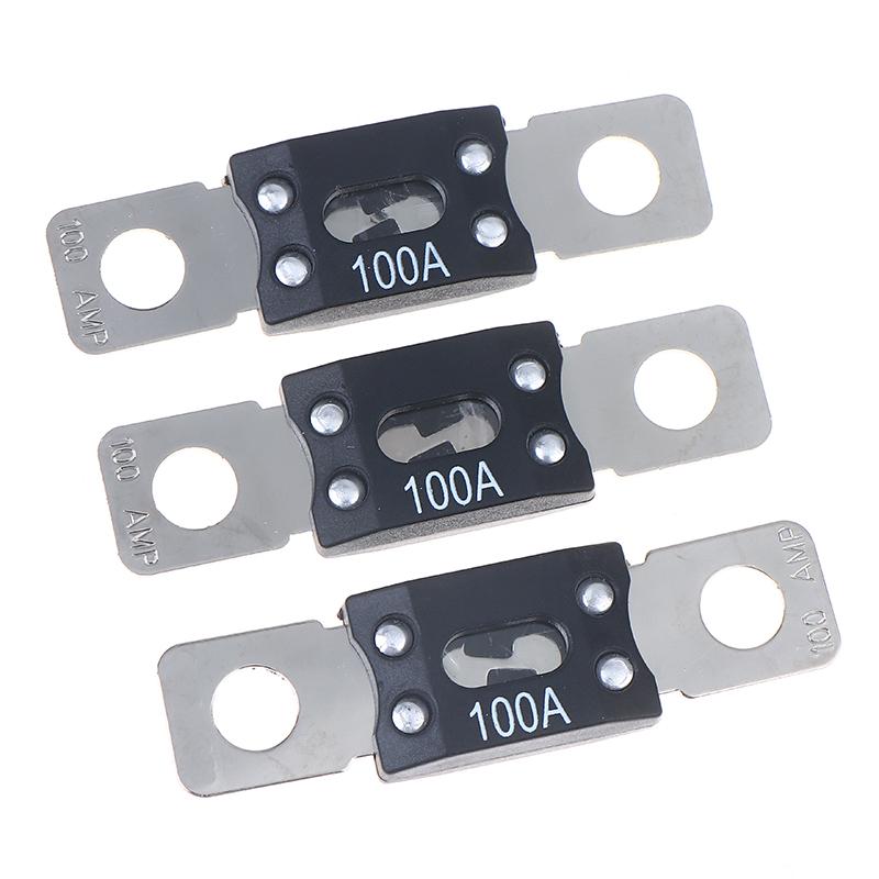 1/3 Stück Anm Mega Schraub-Sicherung 30A 40A 50A 60A 80A 100A 150A 200A 250A 300A Klingen-Sicherung für Auto Boot Audio Zubehör