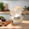 Mini Olla de Acero Inoxidable de Alta Calidad, Ideal para Cocinar Sopa, Leche y Recetas a Base de Aceite