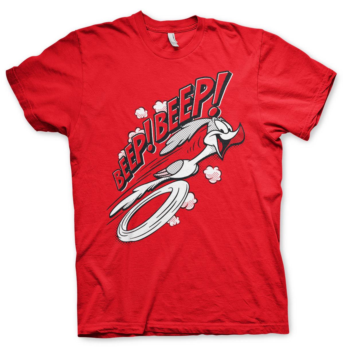 Officially Licensed Looney Tunes Beep Mens T-shirt S XXL Sizes M