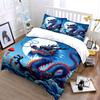 Dragon Artwork Home Decor Set Soft Comfortable Duvet Cover Bedding Set Included 1*Duvet Cover & 2*Pillowcases, Gift