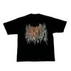 Ken Carson A Great Chaos Tour Gamba 2 Logo T-shirt Opium -- Lusso di Alta Gamma è per Uomini e Donne Top Y2k