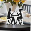 Home creative napkin holder kitchen wrought iron storage rack Western restaurant coffee shop vertical tissue holder