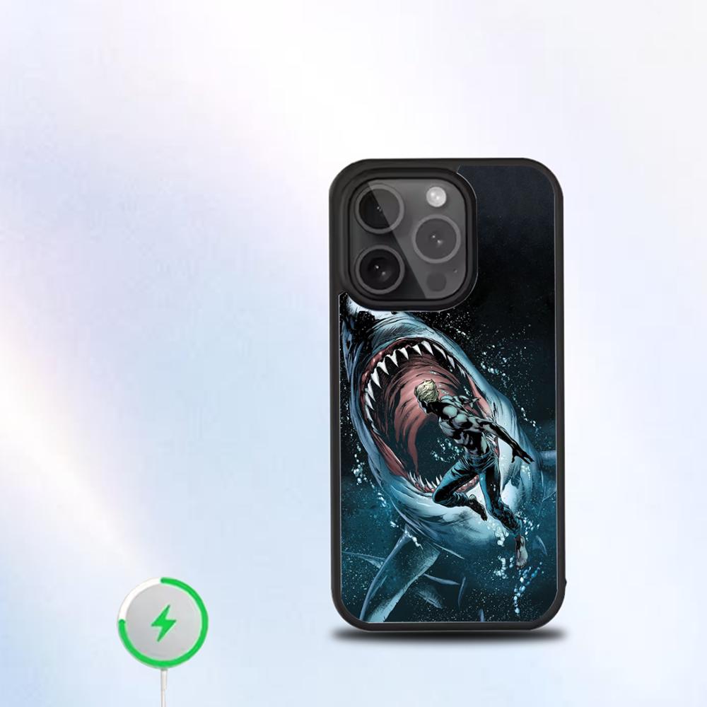 Jaws Movie Phone Case For IPhone 16 15 14 13 12 11 Pro Mini Max Soft Magnetic Cover