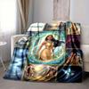 1Pc Pocahontas Adventure Collage Blanket Soft And Comfortable Casual Warm Camping Travel Christmas Halloween Xmas Gift M924418