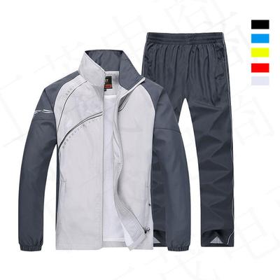 Plus Size Men Sport Suits Gym Sets Spring Running Sets Sportwear Jogging Fitness Warm Running Sport Tracksuits