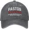 Funny Hat Pastor Warning Anything You Say Hat Men Baseball Caps Fashionable Caps