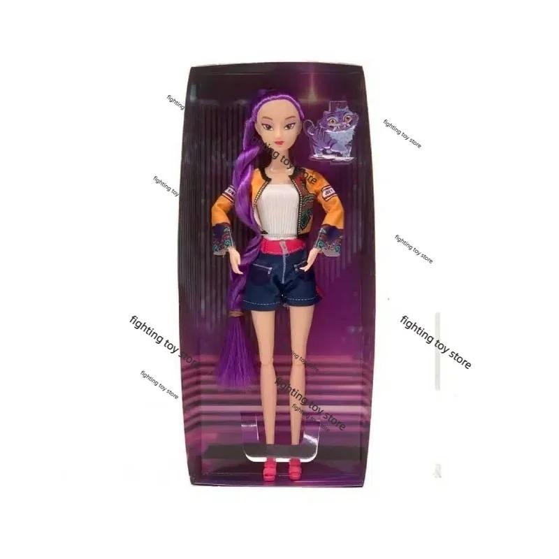 Neue 28 cm große K-Pop-Actionfigur „Demon Hunters“, neue K-Pop-Vinylpuppe „Demon Slayer“ von Lumimila Zoey, Schreibtischdekoration, Spielzeug für Kinder, Geschenkidee