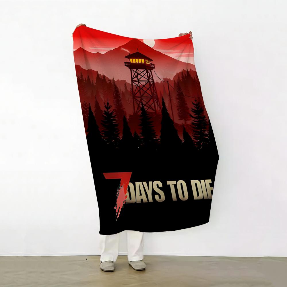 

Game D Days t to D Die Throw Soft Warm Flannel Fleece Throw Blanket for Sofa Bed Travel Home 75cmx90cm