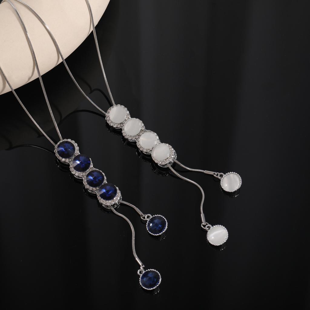 High-end adjustable sweater chain, new long necklace in autumn and winter, light luxury, fashionable and versatile, direct sales