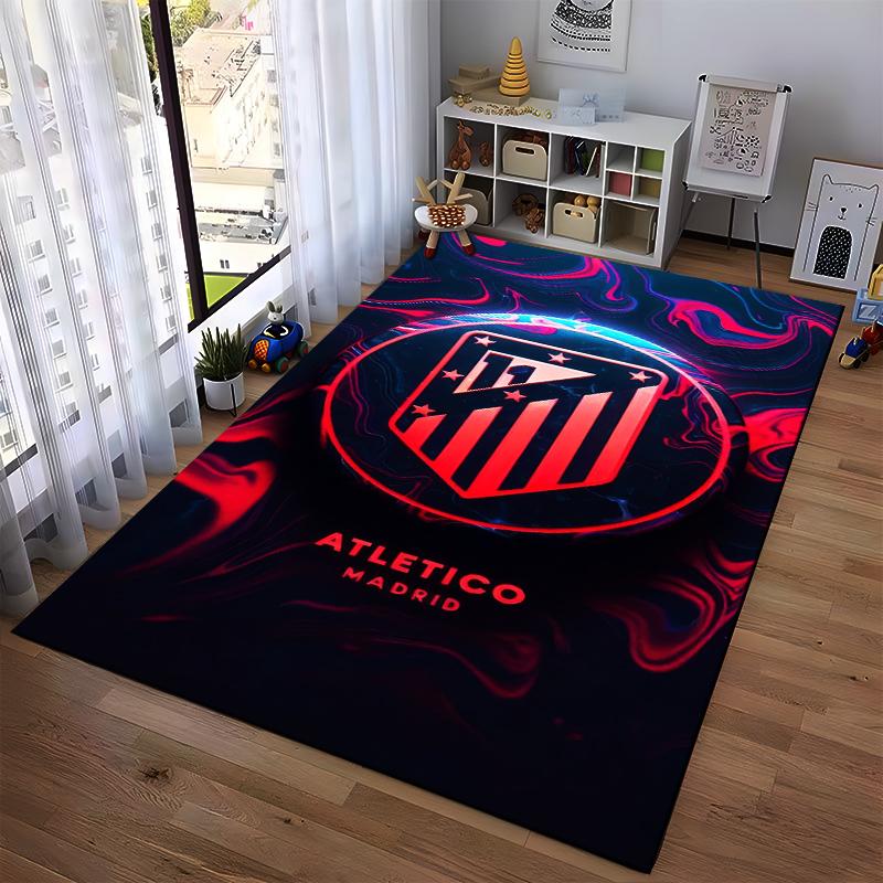Atletico Madrid Designed floor mat, suitable as a non-slip mat for the living room or bedroom sofa