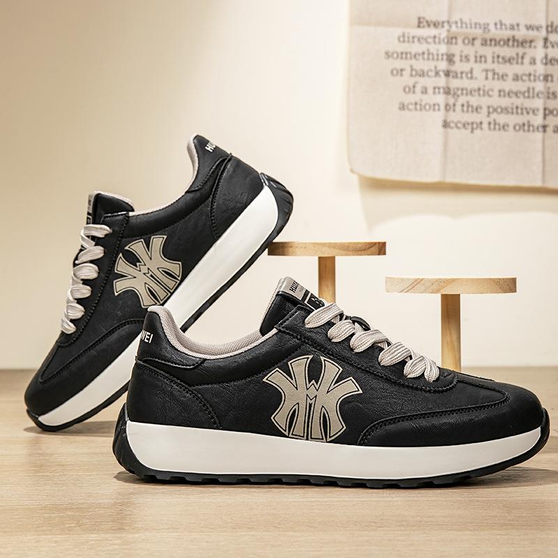 Men's casual shoes British retro trendy shoes men's microfiber leather surface high-end light luxury men's shoes offline