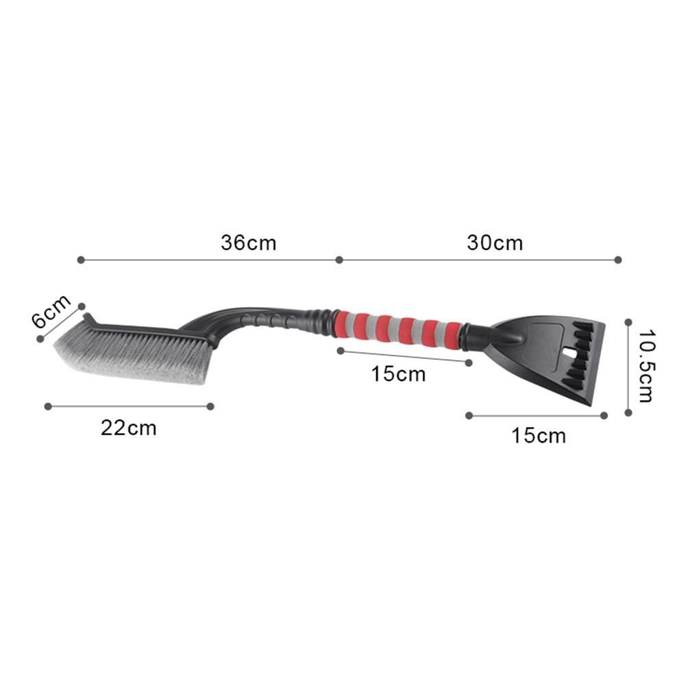 Detachable Car Snow Sweeping Shovel with EVA Foam Handle Auto Cleaning Brush Ice Scraper Remover Auto Windshield Frost Brush