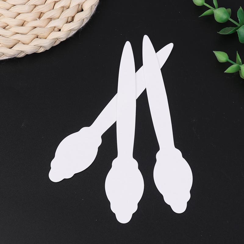 100Pcs Perfume Test Strips Perfume Blotter Strips Disposable White Perfume Test Paper Strips Multi-Use For Essential Oils
