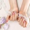 MEGA K TIPS Handgefertigte Semi-Permanente Nagelspitzen Pink Romance 30 Spitzen