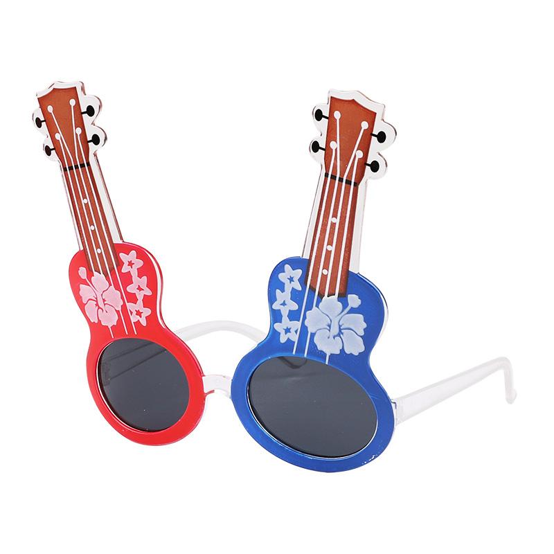 Hawaiian Party Sunglasses Summer Luau Tropical Beach Party Decoration Flamingo Photo Props Kids Birthday Favors Wedding Supplies