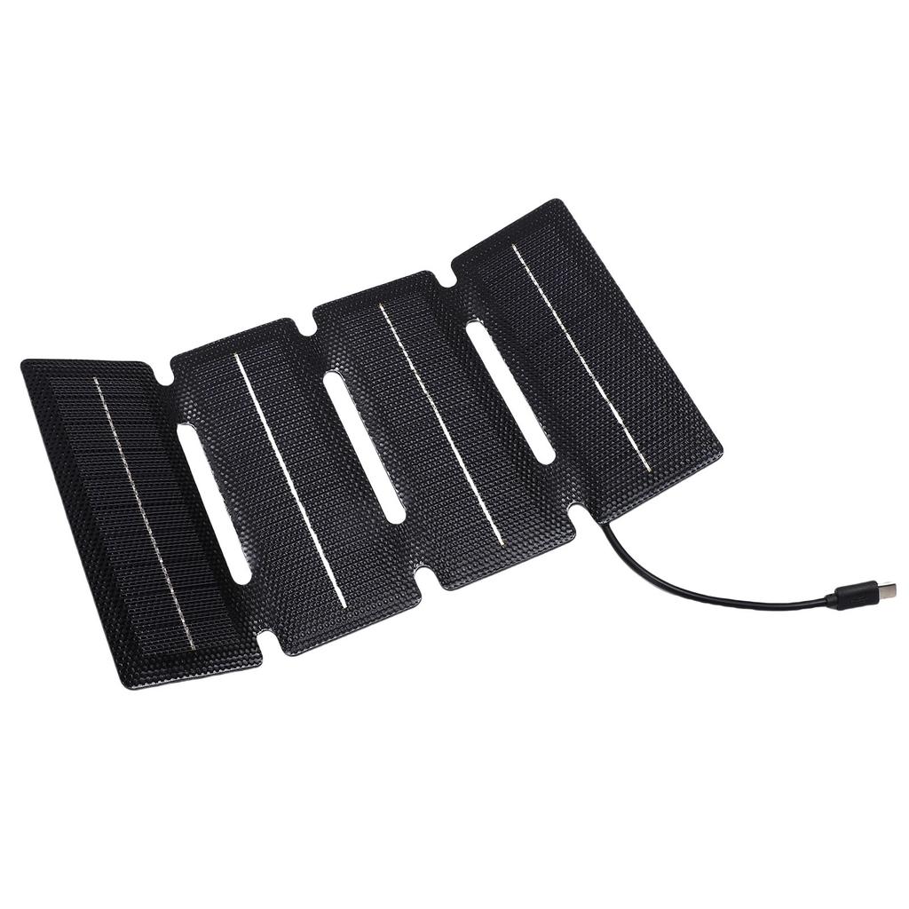 Solar Panel 20W Portable Ultra Thin ETFE 4 Fold Monocrystalline Silicone Solar Panel for Outdoor Emergency