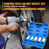 Socket Wrench Sleeve 17 19 21 22 23 24mm Hole Colorful For Tire Protection Repairing Tool For Deep Impact Nut Driver Manual Tool