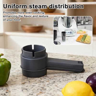 Steam Diverter Steam Steering Attachment for Thermomix TM5/TM6 Pressure Cooker Air Guide for Air Fryer Cooking Accessories