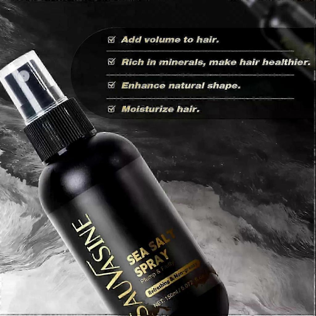 Spray de Sal Marina a Base, Acabado de Sal Marina Para el Cabello, Da Volumen