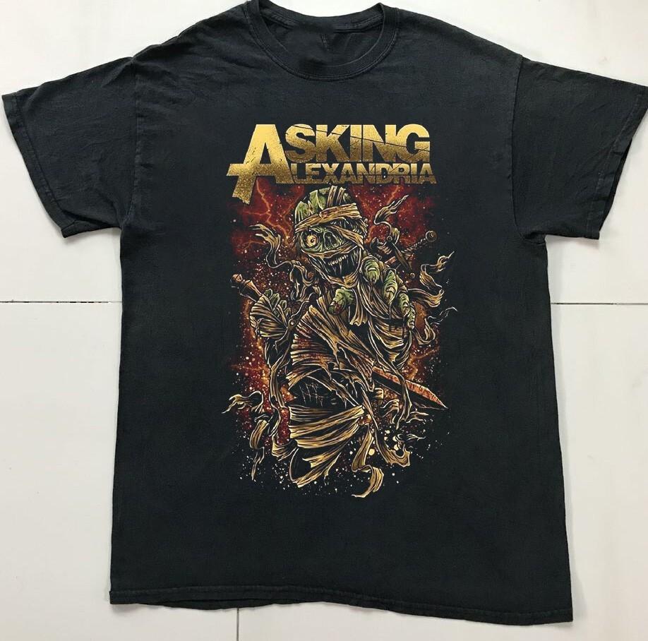 Hot Asking Alexandria Band Shirt Gift For Fans Black All Size T-Shirt UM222