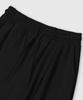 LEMAIN SECOND One-Pleat Wide Cargo Sweatpants [Black]