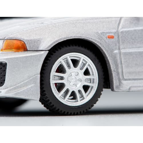 Tomytec Tomica Limited Vintage Neo 1/64 Scale LV-N187d Mitsubishi Lancer GSR Evolution V Silver Finished Model