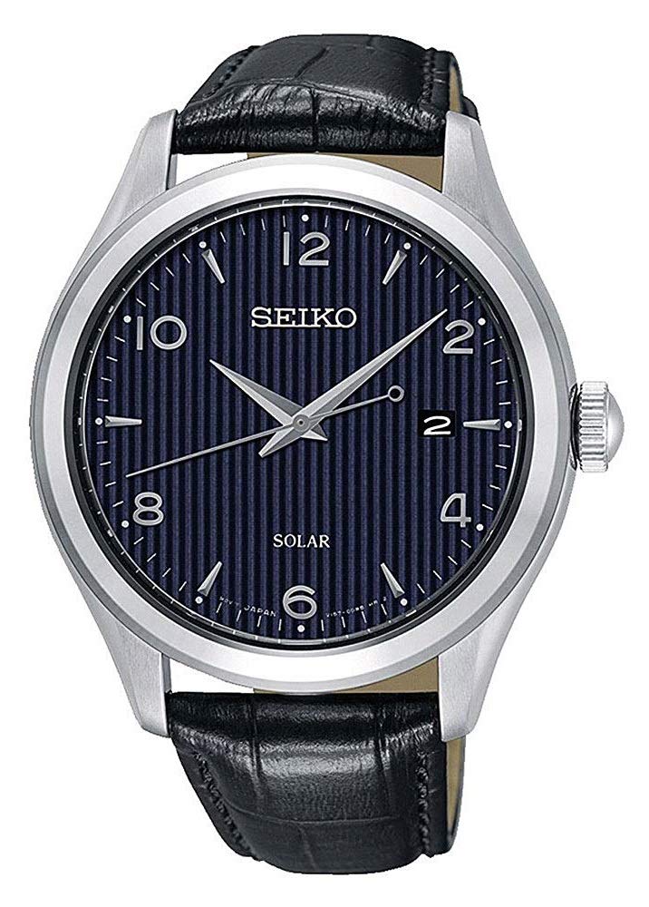 

[Seiko] SEIKO Watch Quartz Solar Navy SNE491P1 Men s