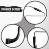 Stainless Steel Car Clothes Hanger Telescopic Truck Clothes Hanger Car Headrest Hanger  Auto Use
