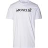 T-shirt met Letterprint, Ronde Hals, Korte Mouwen, Heren Tops, Wit 8C000578390T001