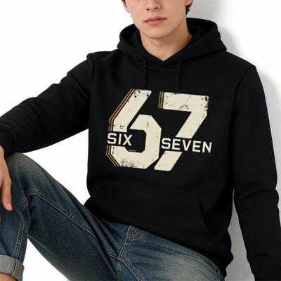 Fashion Men's Hoodies Funny Letter 6 7 Print Hoodies Pullover Casual Sweatshirt Tees Top Outdoor Long Sleeve Clothing Women Hoodies