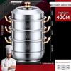 ZhiShi 316 Edelstahl Mehrschichtiger Dampfgarer Topf