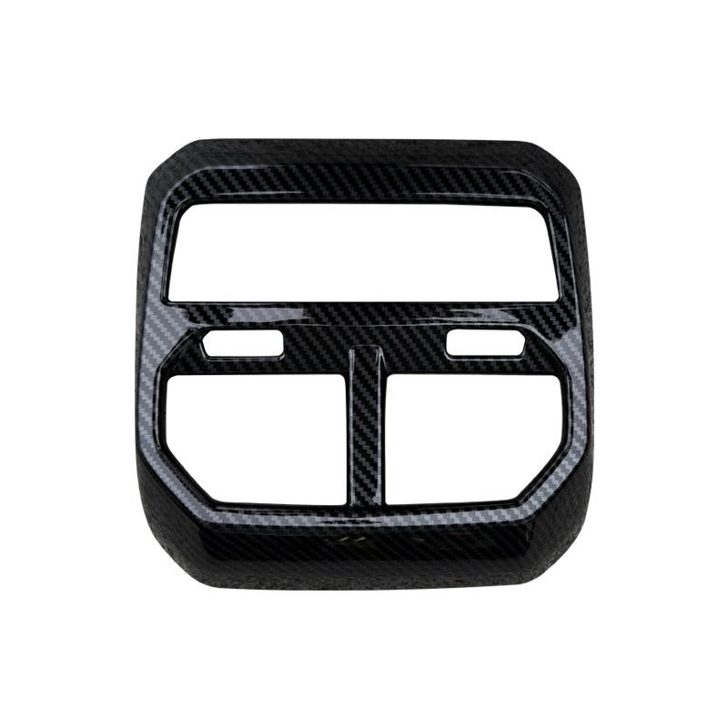 För BMW ix G08 2025-2025 modifiering mittkonsol växelpanel kolfiber mönster interiör växeldekoration biltillbehör