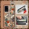 Fashion Lanyard Phone Case For Oukitel C21 Wristband Kickstand Elderly Lady Waterproof For Mom Anti-knock Shockproof