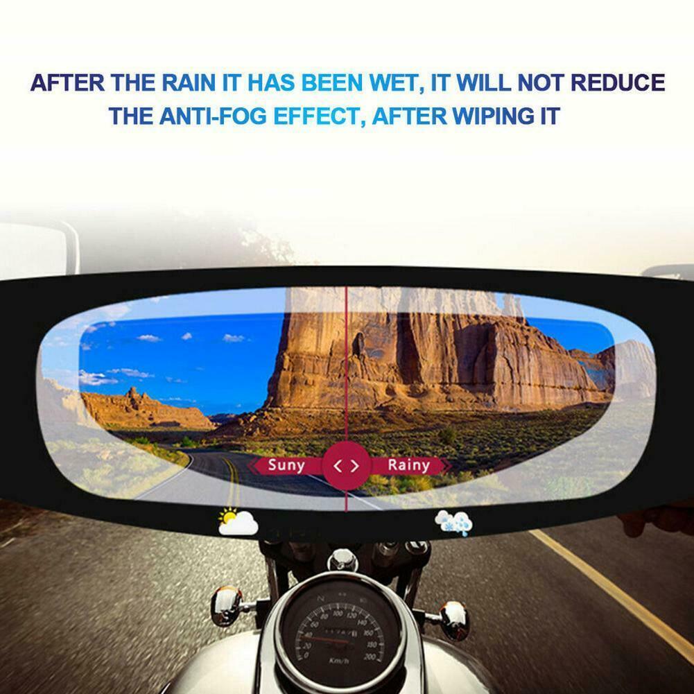 Anti-Fogging Helmet Lens Film For Motor Visor Shield Rain Resistant Universal