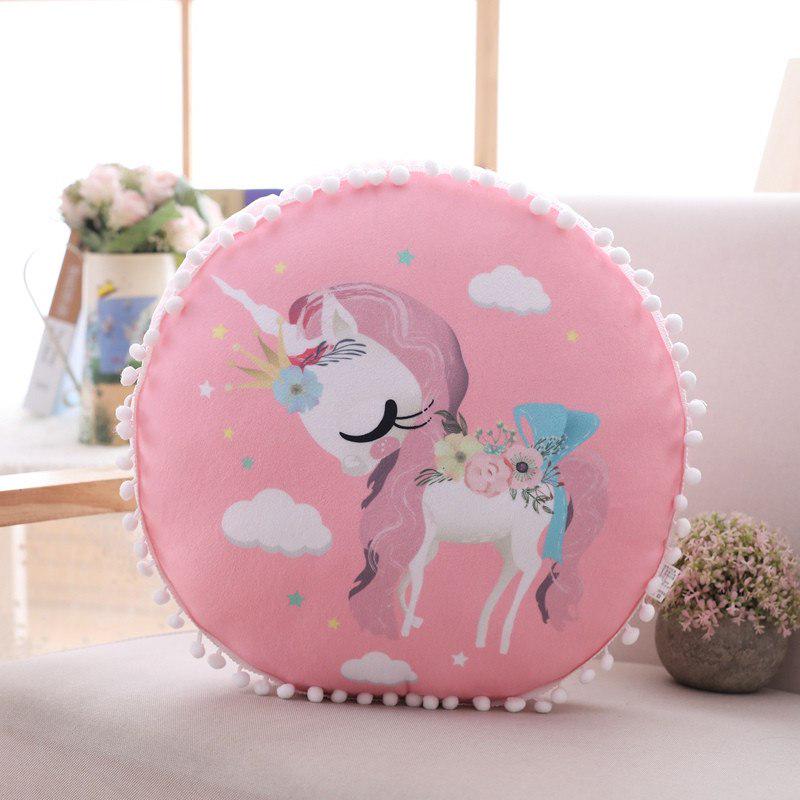 

1 шт. 38 см Каваи Подушка-единорог плюшевая мягкая игрушка Лошадь Единорог Игрушка Подушка для дивана Милые куклы для Ки