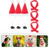 6Pcs Christmas Pet Hat and Scarf Xmas Costume Set Dog Cat Xmas Party Supplies Decorative Accessories Dog Costume Set