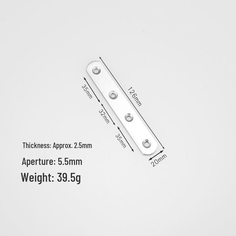 Stainless Steel Flat & L-Type Angle Bracket Reinforcement Connector