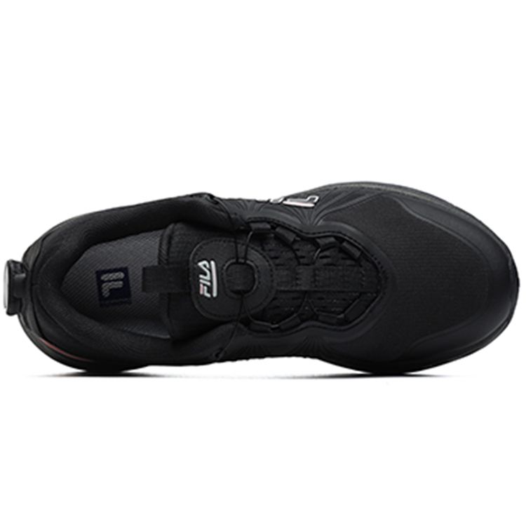 FILA Lynx Boa Professional Fitness Fabric TPU Shock Absorption Non-Slip Wear-Resistant Low-Top Trail Running Shoes Women sneaker Black A12W212210FBB
