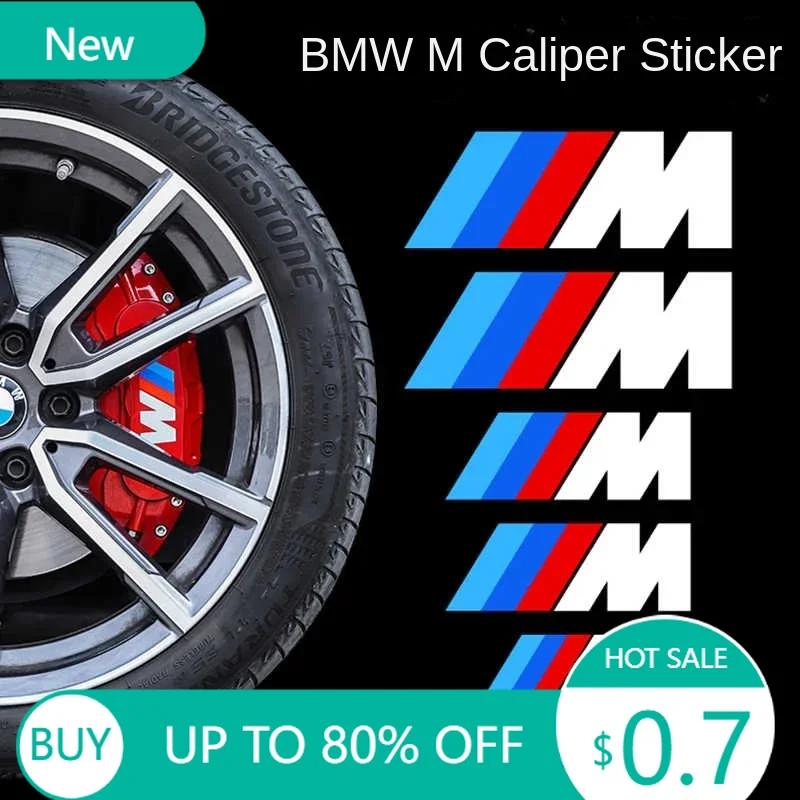 ZUWG9 New Car Brake Caliper Sticker Heat Resistant Decal For M Bmw X1 X3 X5 X6 X7 E30 E90 M3 E84 E83 F25f10 E91 E60 F15 F16 E70 F