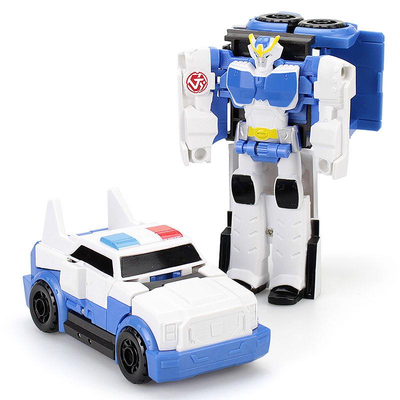 Korea Polis Robocar Robot Deformation Transformation Amber Roy Haley Anime Action Figure Cartoon Kids Toy For Children