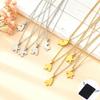 Customized Name Heart shaped Puzzle Necklace Stainless Steel Personalized Love Puzzle Friendship Necklace Family Jewelry Gift