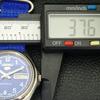 Gebrauchte Vintage Seiko 5 Automatik 7S26A Japan Herrenuhr mit blauem Zifferblatt a433235-2