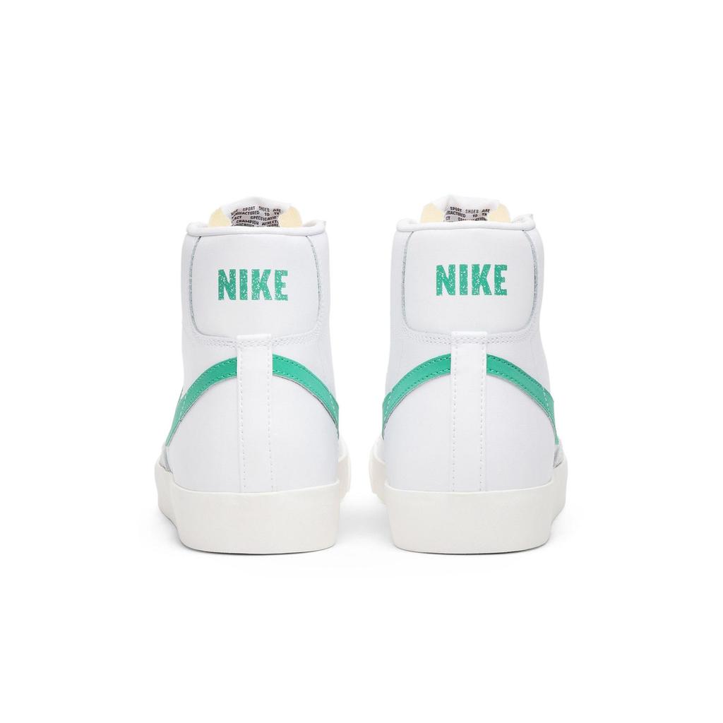 Nike Blazer Mid '77 Vintage 'Lucid Green' (Unisex) White / Sail-Lucid Green Skateboard Shoes BQ6806 300