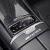 Adesivo Emblema Badge per Console Centrale AMG in ABS 3D per Mercedes Benz C63 E63 W204 W205 W212 W213 Decalcomanie Rosse Nere Argentate Accessori VI1
