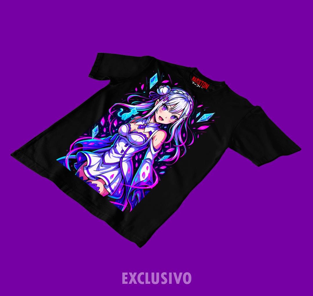 Rem Emilia Re Zero TShirt Japanese Cute Kawaii Girl Shirt All Size S